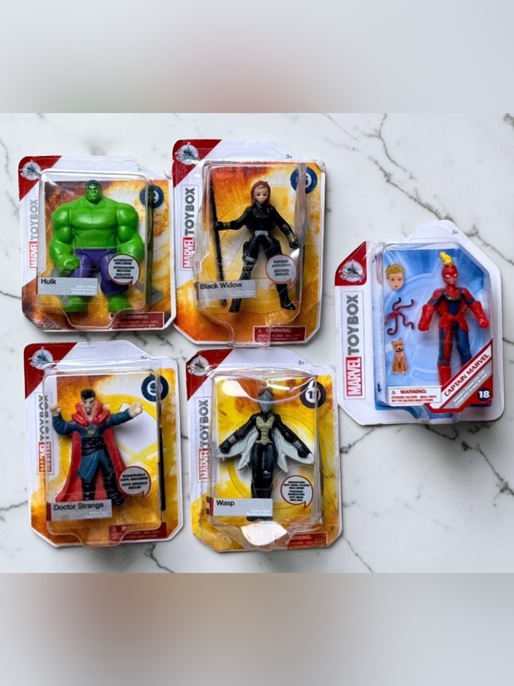 ZURU | Marvel ToyBox Figure Bundle | Hulk Black Widow Doctor Strange